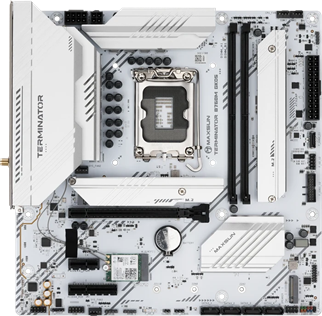 MAXUN TERMINATOR B760M GKD5 ICE DDR5 HDMI-DP PCIE 4.0 1700p mATX BEYAZ