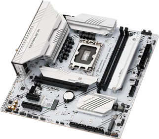 MAXUN TERMINATOR B760M GKD5 ICE DDR5 HDMI-DP PCIE 4.0 1700p mATX BEYAZ