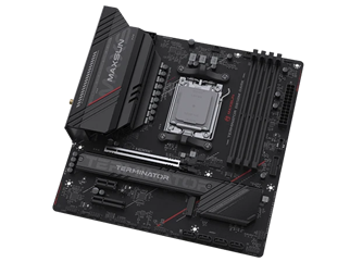 MAXUN TERMINATOR B850M DARK WIFI6 DDR5 HDMI-DP TYPEC PCIE 5.0 AM5 mATX