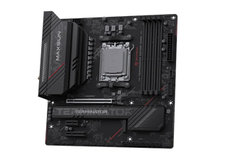 MAXUN TERMINATOR B850M DARK WIFI6 DDR5 HDMI-DP TYPEC PCIE 5.0 AM5 mATX