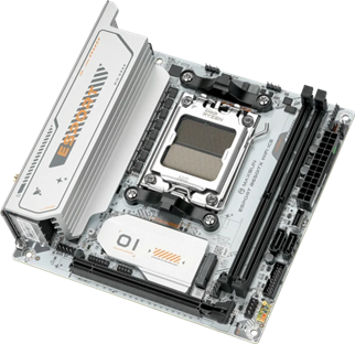 MAXUN eSport B650ITX WIFI ICE DDR5 HDMI-DP PCIE 4.0 AM5 mITX