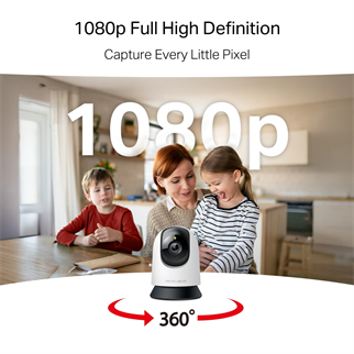 MERCUSYS 2mp 4mm Kablosuz Wıfı Pan-Tilt IP Kamera MC200