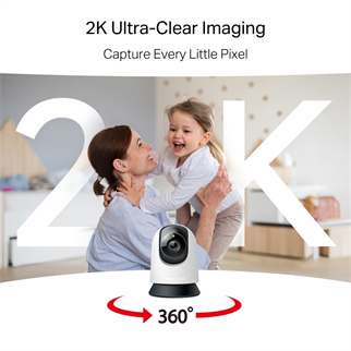 MERCUSYS 3mp 4mm Kablosuz Wıfı Pan-Tilt IP Kamera MC210