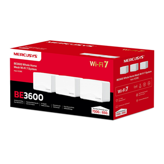MERCUSYS HALO H25BE-3p WIFI7 BE3600 Çift Bant Mesh Router 3-lü set