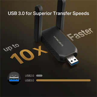 MERCUSYS MA72XH WIFI6 AX1800 Çift Bant Usb Kablosuz Ağ Adaptörü