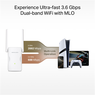 MERCUSYS ME25B BE3600 WIFI7 Menzil Genişletici Priz Tip