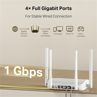 MERCUSYS MR25WBE Wıfı7 BE3600 Dual Band Router