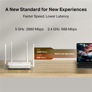 MERCUSYS MR25WBE Wıfı7 BE3600 Dual Band Router