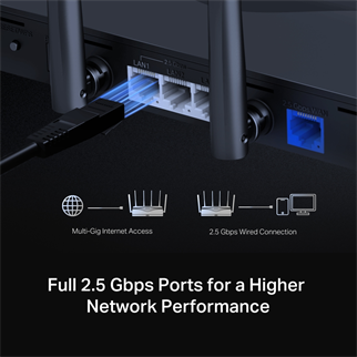 MERCUSYS MR47BE WIFI7 BE9300 Üç Bant Router