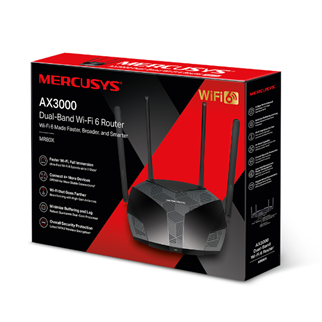 MERCUSYS MR80X Wıfı6 AX3000 Dual Band Router