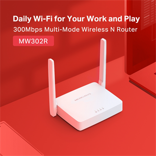 MERCUSYS MW302R N300 2.4ghz EV Ofis Tipi Router