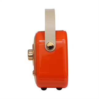 MIKADO MD-24BT, Echoes, Turuncu, 3W, Taşınabilir, USB/TF Kart/Bluetooth, 800mAh, Klasik Retro Müzik Kutusu