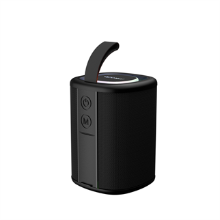 MIKADO MD-26BT, 6W, Taşınabilir, USB/AUX/BT/TF, RGB Işıklı, 1200mAh, IPX66 Su Geçirmez, Bluetooth Speaker (Siyah)
