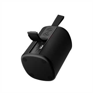 MIKADO MD-26BT, 6W, Taşınabilir, USB/AUX/BT/TF, RGB Işıklı, 1200mAh, IPX66 Su Geçirmez, Bluetooth Speaker (Siyah)