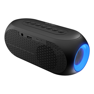 MIKADO MD-W7, Siyah, 5W, FM Radyo, USB, AUX, Bluetooth, Kablosuz, Taşınabilir, 1200mAh Batarya, Alarmlı Saat, Derece ve Speaker