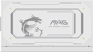 MSI 1000w 80+ Gold MAG A1000GL PCIE5 WHITE Tam Modüler Power Supply Beyaz