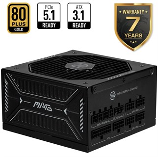 MSI 1000w 80+ Gold MAG A1000GLS PCIE5 Tam Modüler Power Supply