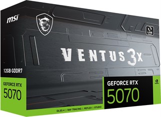 MSI 12GB RTX5070 12G VENTUS 3X GDDR7 HDMI-DP PCIE 5.0