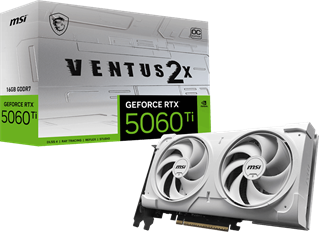 MSI 16GB RTX5060TI 16G VENTUS 2X OC WHITE PLUS GDDR7 128bit HDMI-DP PCIE 5.0