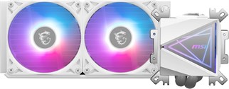 MSI 240mm MAG CORELIQUID I240 WHITE ARGB AM5-1851p Sıvı Soğutmalı İşlemci Fanı Beyaz