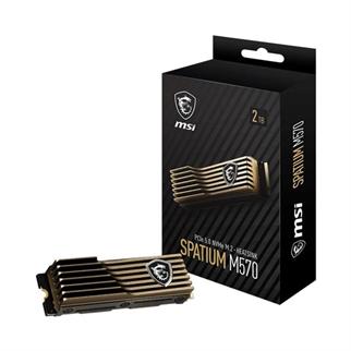 MSI 2TB SPATIUM M570 10.000-10.000MB/s M2 NVME GEN5 DİSK SOĞUTUCULU