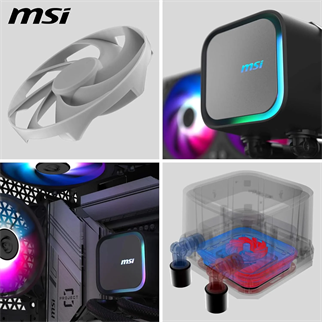 MSI 360mm MAG CORELIQUID A13 360 ARGB AM5-1851p Sıvı Soğutmalı İşlemci Fanı