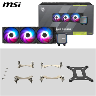 MSI 360mm MAG CORELIQUID A13 360 ARGB AM5-1851p Sıvı Soğutmalı İşlemci Fanı