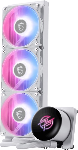 MSI 360mm MPG CORELIQUID P13 360 WHITE ARGB AM5-1851P Sıvı Soğutmalı İşlemci Fanı Beyaz