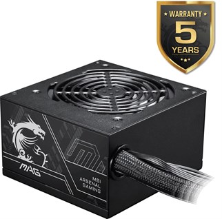 MSI 750w 80+ Bronze MAG A750BN PCIE5 II Power Supply