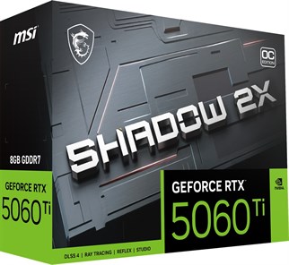 MSI 8GB RTX5060TI 8G SHADOW 2X OC PLUS GDDR7 HDMI-DP PCIE 5.0