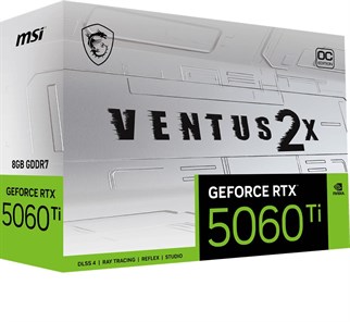 MSI 8GB RTX5060TI 8G VENTUS 2X OC WHITE PLUS GDDR7 HDMI-DP PCIE 5.0 BEYAZ