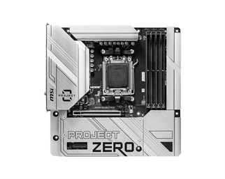 MSI B650M PROJECT ZERO WIFI6E DDR5 HDMI-DP TYPEC PCIE 4.0 AM5 mATX