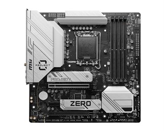 MSI B760M PROJECT ZERO DDR5 HDMI-DP TYPEC PCIE 4.0 1700p mATX