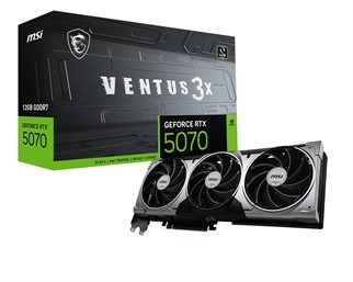 MSI GEFORCE RTX 5070 12G GDDR7 VENTUS 3X
