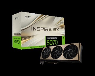 MSI GEFORCE RTX 5070 12G INSPIRE 3X OC 192BIT