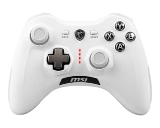 MSI GG FORCE GC30 V2 WHITE Kablosuz Gamepad Beyaz