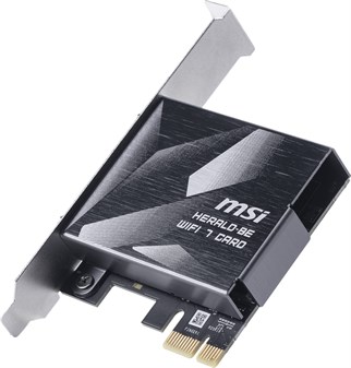 MSI HERALD BE9400 WIFI7 Kablosuz PCIe Adaptör