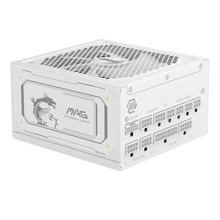 MSI MAG 1000GL PCIE5 WHITE 1000W 80+ GOLD POWER