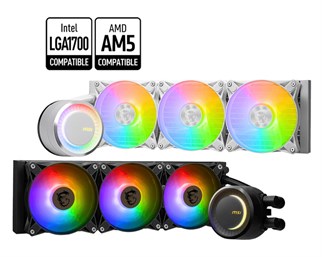 MSI MAG 360mm CORELIQUID E360 ARGB AM5-1851p Sıvı Soğutmalı İşlemci Fanı