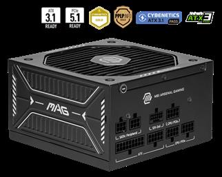 MSI MAG A750GLS PCIE5 750W 80+GOLD POWER SUPPLY