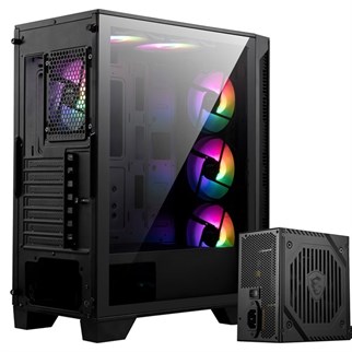 MSI MAG FORCE 120A 650W 80+ BRONZE Gaming Mid-Tower PC Kasası