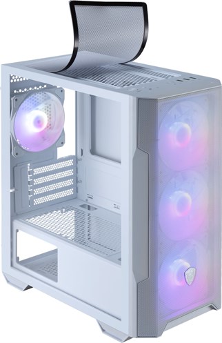 MSI MAG FORGE M100R WHITE Gaming Micro-Tower PC Kasası Beyaz