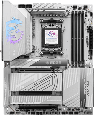 MSI MPG X870E EDGE TI WIFI7 DDR5 HDMI-DP TYPEC PCIE 5.0 AM5 ATX BEYAZ