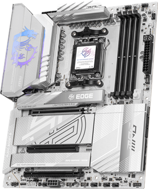 MSI MPG X870E EDGE TI WIFI7 DDR5 HDMI-DP TYPEC PCIE 5.0 AM5 ATX BEYAZ