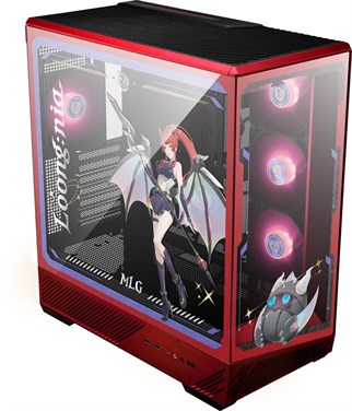 MSI PANO 130R MLG EDITION Gaming Mid-Tower PC Kasası Kırmızı-Siyah