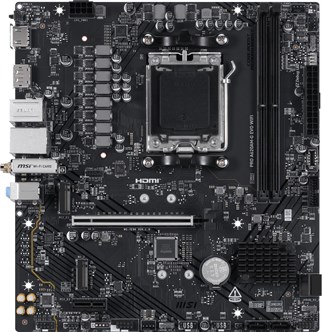 MSI PRO A620AM-G EVO WIFI6E DDR5 HDMI-DP PCIE 4.0 AM5 mATX
