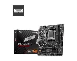 MSI PRO A620M-E DDR5 HDMI PCIE 4.0 AM5 mATX