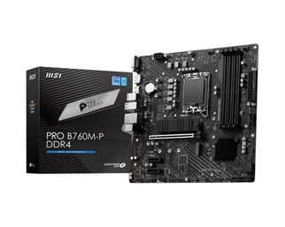 MSI PRO B760M-P DDR4 HDMI DP PCIe 16X v4.0 1700p mATX