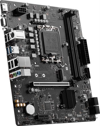 MSI PRO H610M-E DDR4 M2 PCIe NVME HDMI PCIe 16X v4.0 1700p mATX