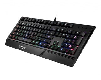 MSI Q TR Vigor GK20 RGB Ledli Sessiz Membran Siyah Oyuncu Klavyesi